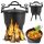  Gusseisentopf Ungarischer Jagdtopf 10L für Lagerfeuergrill