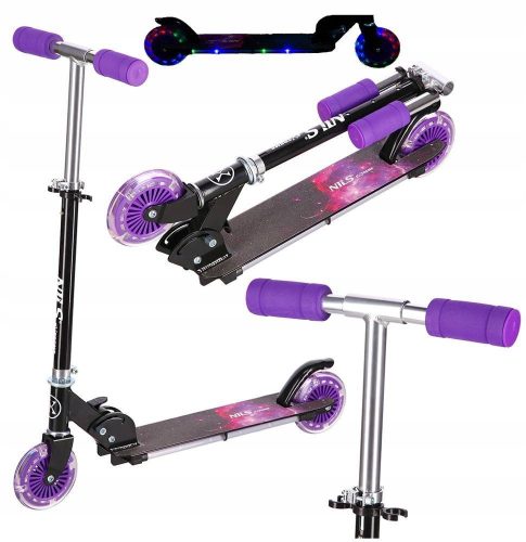  Nils Extreme HD025 Roller lila 2 Räder