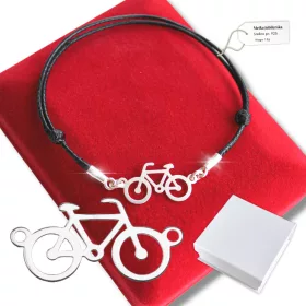  925 Silber Fahrradarmband Geschenk