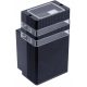  SuperLED-Gartenwandleuchte, Esche dunkel, schwarz GU10 35 W