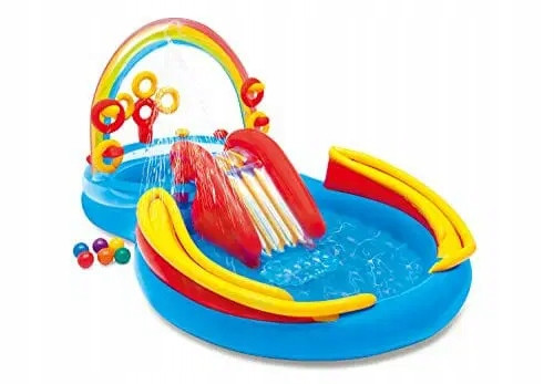 Intex runder aufblasbarer Pool 297 x 193 cm
