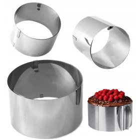 Kuchenform 30 x 30 cm, Durchmesser 30 cm