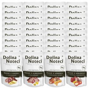  DOLINA NOTECI Hundefutter Geschmacksmischung 4x100g