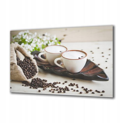 Bilder an der Wand Bild auf Glas Kaffee 163006384 100x50