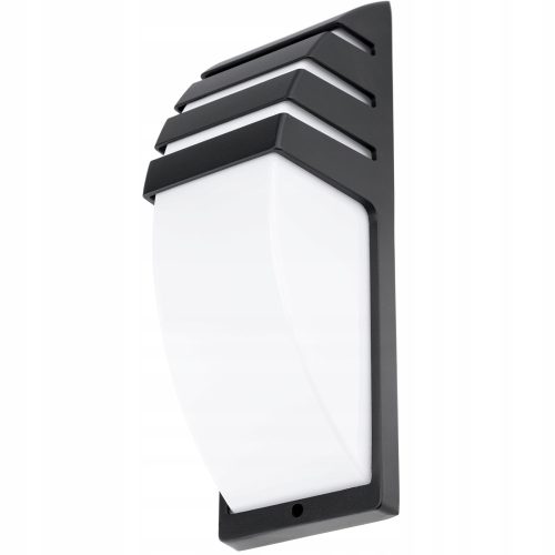 Gartenwandlampen, außen Schwarze Masterled-Gartenwandleuchte mit integrierter 10-W-LED-Quelle