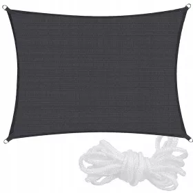  Gartensegel 400 x 500 cm Bambus