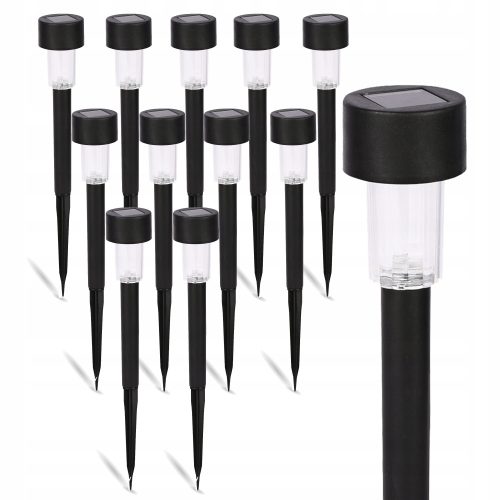  Led-Lux Solarlampe, schwarz, 30 cm, 1 Stk.