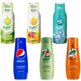  SIRUPE FÜR SODASTREAM FRUTTAMAX SATURATOR SET