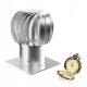 Dospel Aluminium-Kaminhaube 25,4 x 31,5 cm, Durchmesser 15 cm