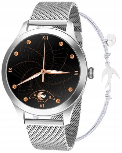  Maxcom FW42 Silber Smartwatch + Armband