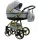 Kinderwagen 3in1 QUERO Alu GOLD – KAREX Premium Kombikinderwagen mit Autositz & Gelrädern