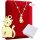  Goldkette mit einer Katze als Geschenk 925 Kätzchen