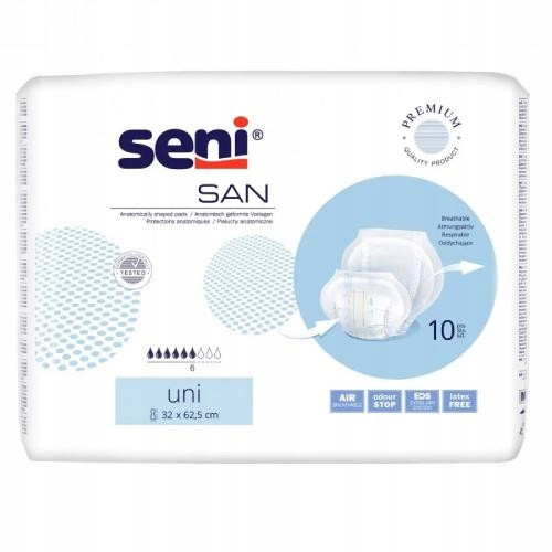  Seni San Uni anatomische Windeln 10 Stk.
