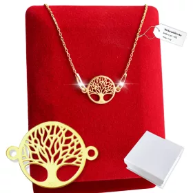  Goldbaum des Glücks Halskette als Geschenk 925