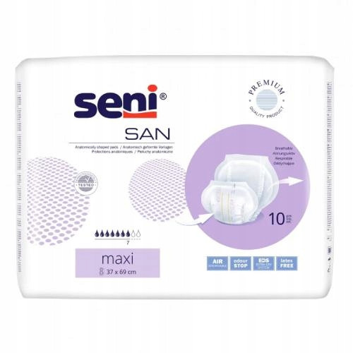 SAN SENI MAXI Anatomische Windeln, 10 Stk.
