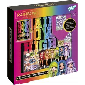  Tagebuch-Diamant-Stickerei-Mosaik Rainbow High