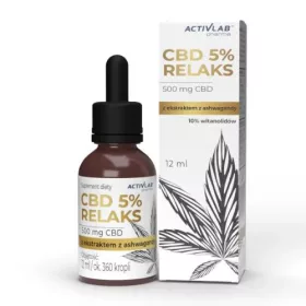  CBD 5 % ENTSPANNUNG MIT ASHWAGANDHA 12 ml Activlab Pharma