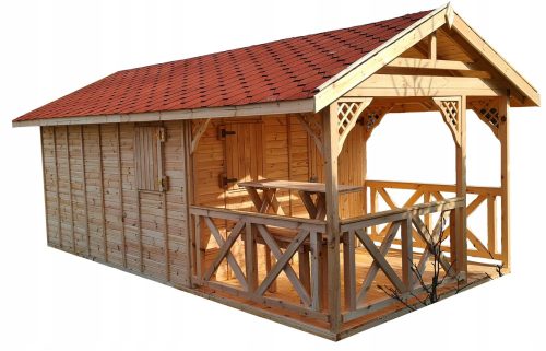 Gartenhäuser und Werkzeuge Gartenhaus FPHU ANDREW 600 x 300 cm