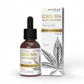  ACTIVLAB CBD 5 % Immunität mit Vitamin D, 12 ml