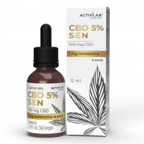  CBD 5% SEN MIT MELATONIN 12 ml Activlab Pharma