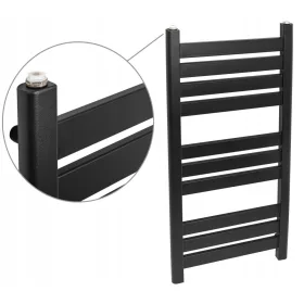    Komin-Expert Wasserbadheizkörper 365 W 445 x 970 mm weiß, schwarz, grau