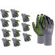Stalco NITRILE FLEX DOTS Handschuhe Größe 9 - L 1 Paar