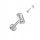  BART-LIPPEN-LABRET! RECHTECKIGES TITAN G23