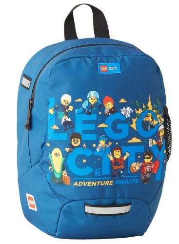  Kindergartenrucksack mit einem Fach LEGO City LEGO Jungen Blautöne