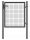 Durchbrochenes Eingangstor Durchbrochenes Siatex-Tor 100x120 cm anthrazit