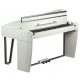  modernes Dexibell Digitalpiano, weiß glänzend