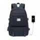  Schulrucksack mit mehreren Fächern_) K&M Schwarz, Blautöne 35 l