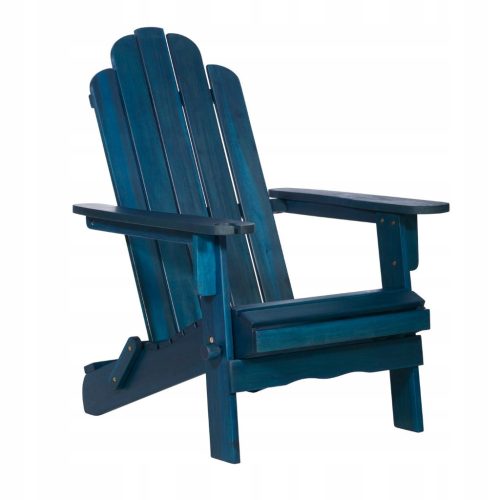 Stühle für Garten, Terrasse und Balkon Walker Edison Gartenstuhl, blaues Holz