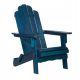 Stühle für Garten, Terrasse und Balkon Walker Edison Gartenstuhl, blaues Holz