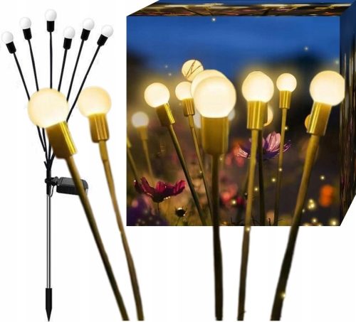 Gartenlampen stecken im Boden fest BTR Solarlampe, weiß, 75 cm, 2 Stk.