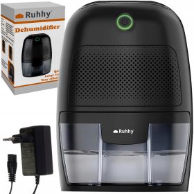    Ruhhy Luftentfeuchter Luftentfeuchter Feuchtigkeitsabsorber Leise 22,5 W 0,3 l/24 h