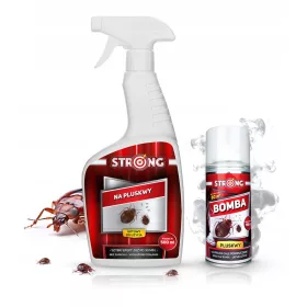    Sprühgerät, Aerosol gegen Bettwanzen Strong 150 ml + Rauchbombe gegen Bettwanzen Strong 500 ml