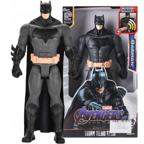  GROSSE BEWEGLICHE BATMAN-FIGUR 30 CM KLANGLICHT
