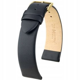  HIRSCH Toronto schwarzes Lederarmband 11 mm