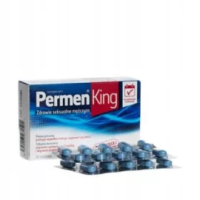   Permen King - Hochwirksame Blaue Tabletten für Erektion und Potenzsteigerung, 30 Stück + 2 Kapseln