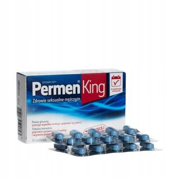 Permen King - Hochwirksame Blaue Tabletten für Erektion und Potenzsteigerung, 30 Stück + 2 Kapseln