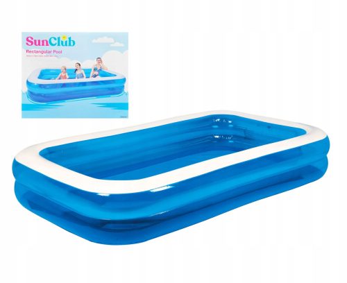 Sunclub rechteckiger aufblasbarer Pool 262 x 175 cm