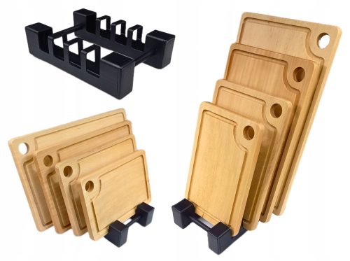 Schneidebretter KJT System Holzschneidebrett 4-tlg.