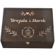  Geschenkbox aus Holz zum Hochzeitstag
