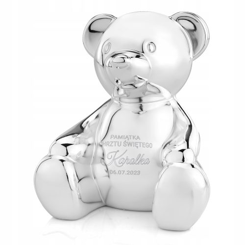 Coole, lustige Gadgets TAUFGESCHENK TEDDY PIGGY BANK, EINJÄHRIGES, KOSTENLOSE GRAVUR