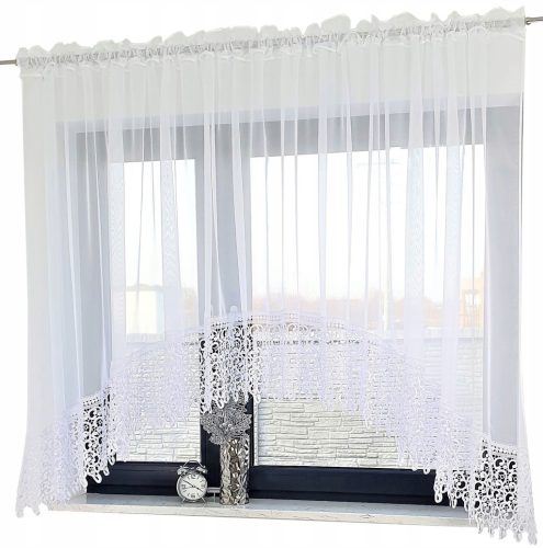 Fertiger Vorhang, Guipura-Voile-Vorhang, 300 x 120 cm