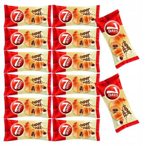 7DAYS Max Croissant Kakao 14er Pack - 110g pro Stück 