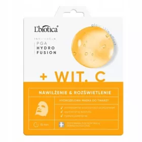   L'biotica PGA Hydro Fusion Hydrogel-Gesichtsmaske mit Vitamin C 1 Stk