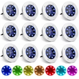  Bluegarden eingebettete Solarlampe, silber, 13 cm, 1 Stk.