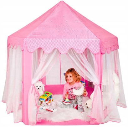 Kinderzelt - Zelt für Kinder, Schloss, Palast ZELTHAUS PALACE ROSA SCHLOSS FÜR KINDER 12 m +