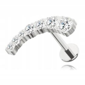  SILBERNER OHR-HELIX-TITAN-LABRET-OHRRING 1,2/7